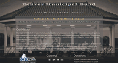 Desktop Screenshot of denvermunicipalband.org
